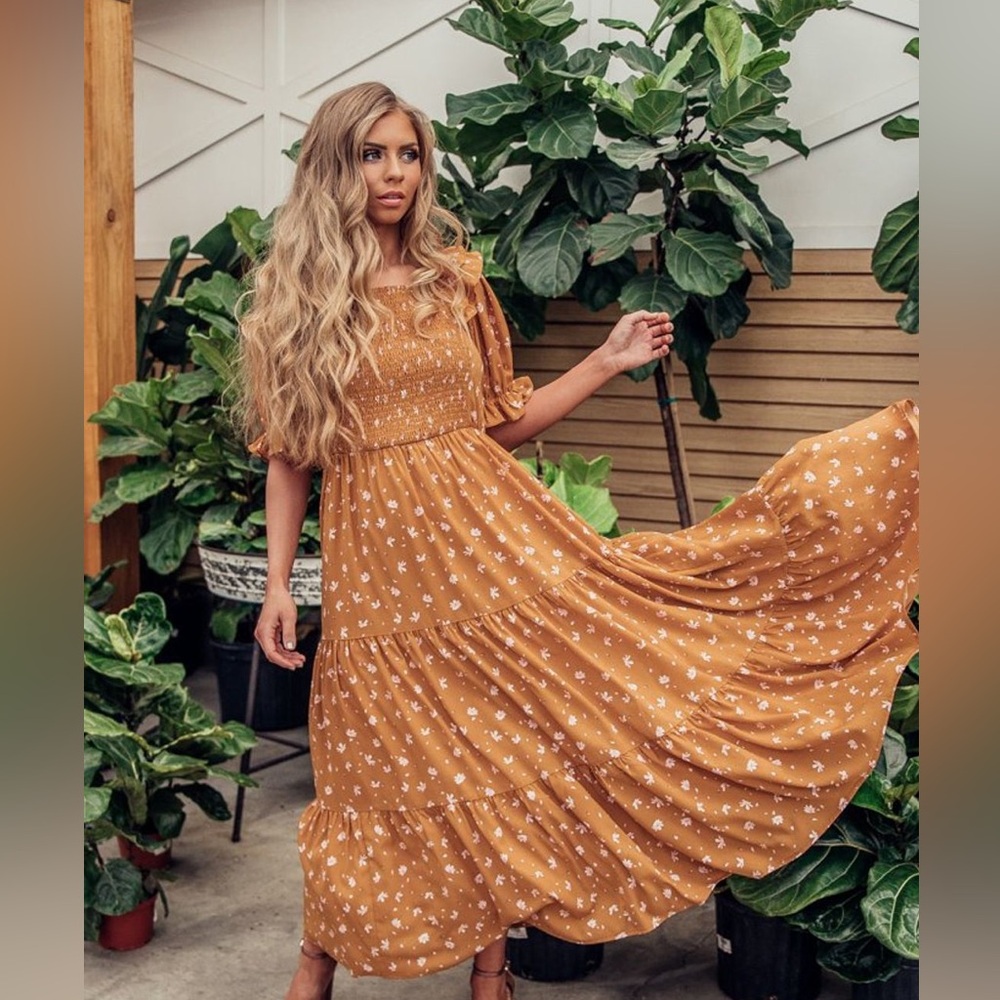 Jessakae Daydreamer Floral Midi Dress